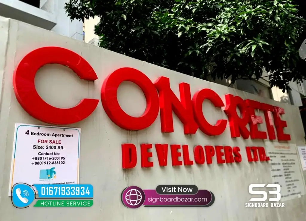 3D Lighting Acrylic Letter