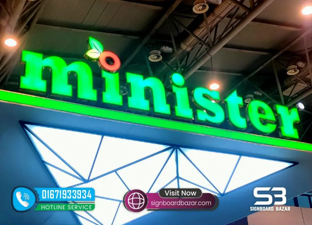 3D Letter Lighting Sign