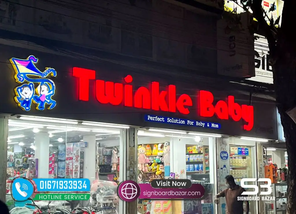 Shop 3D letter signboard